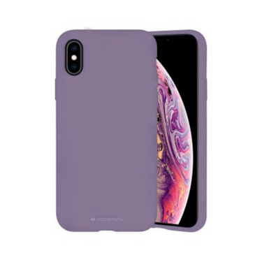 iPhone XS Compatible Case Cover With Premium Silicon - Purple